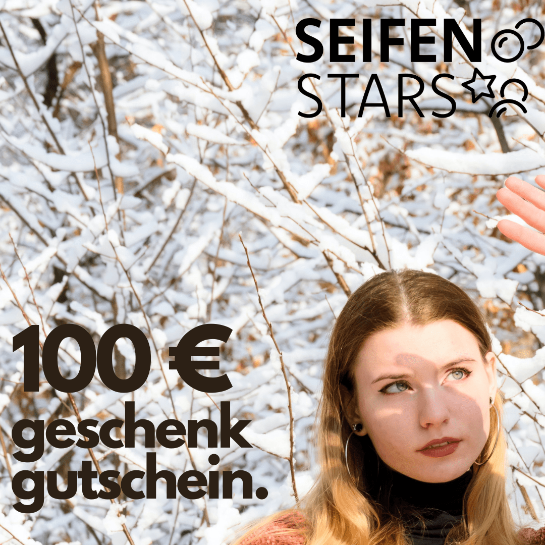 Gutschein 100 Euro seifenstars um Seifen und Zubehör zu kaufen