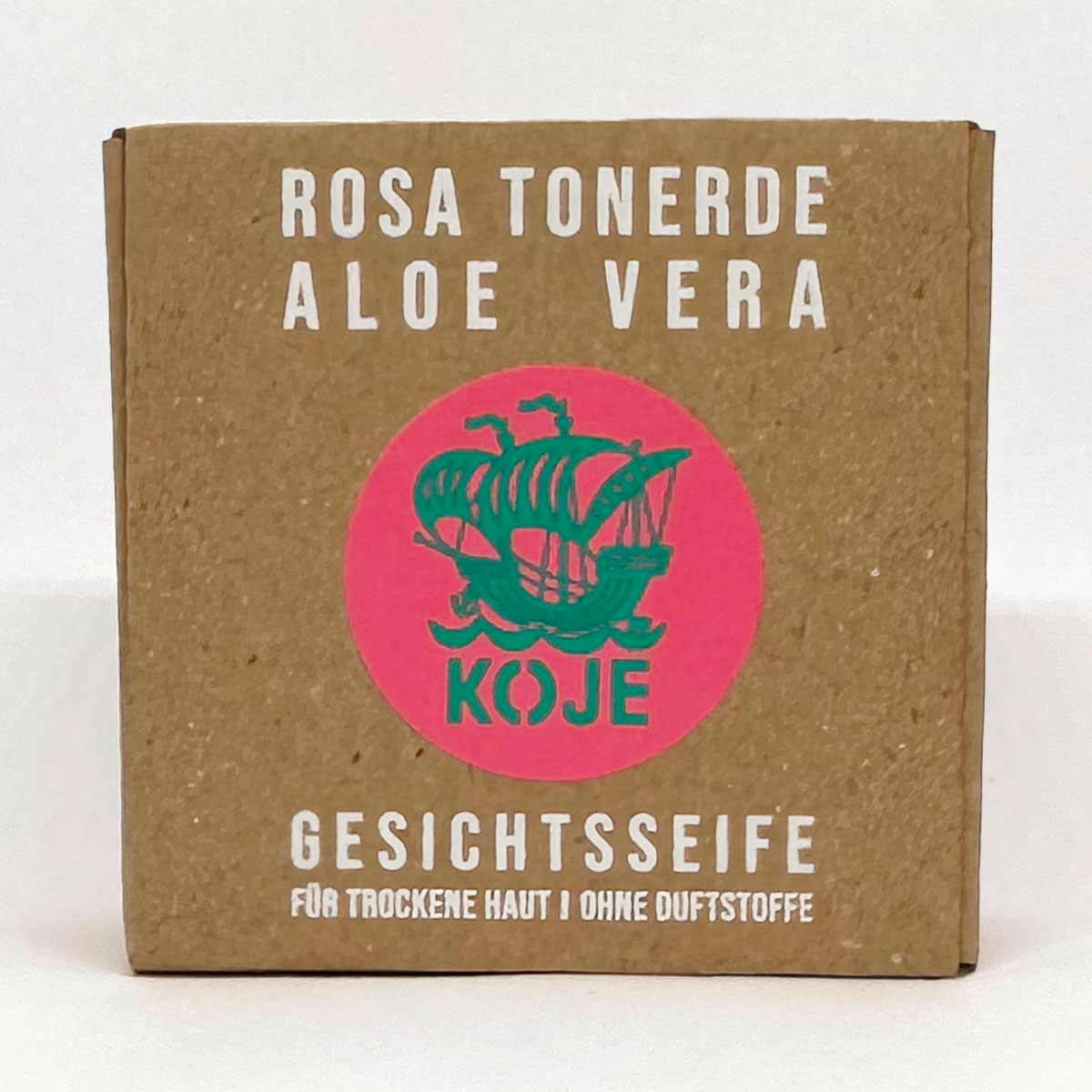 Gesichtsseife "Aloe Vera", mineralisierend – 60g-Vegan-palmölfrei-plastikfrei-Koje-trockene Haut-ohne Duftstoffe