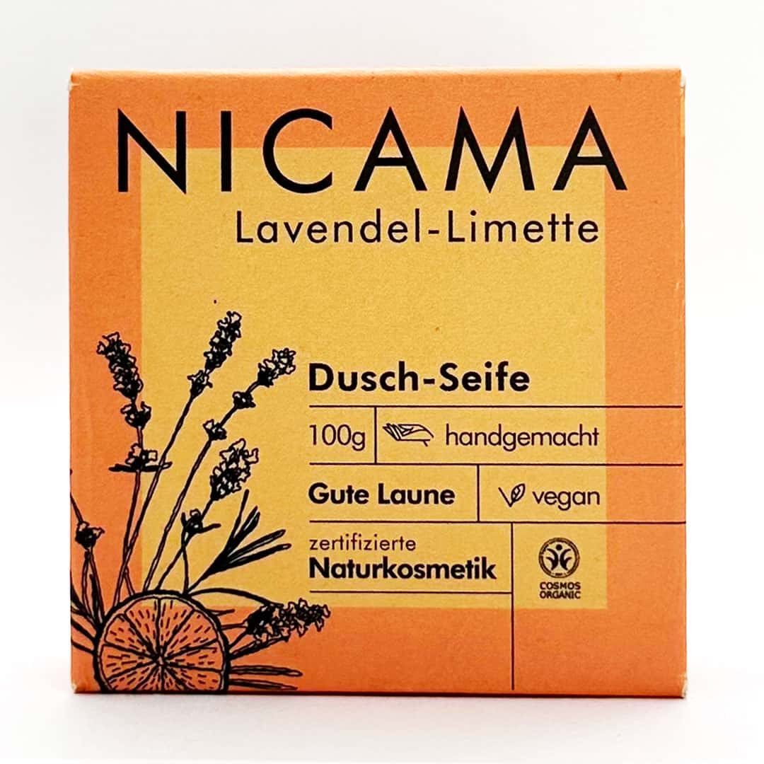 Start-Set "Travel Lavender" Dusch Seife Nicama