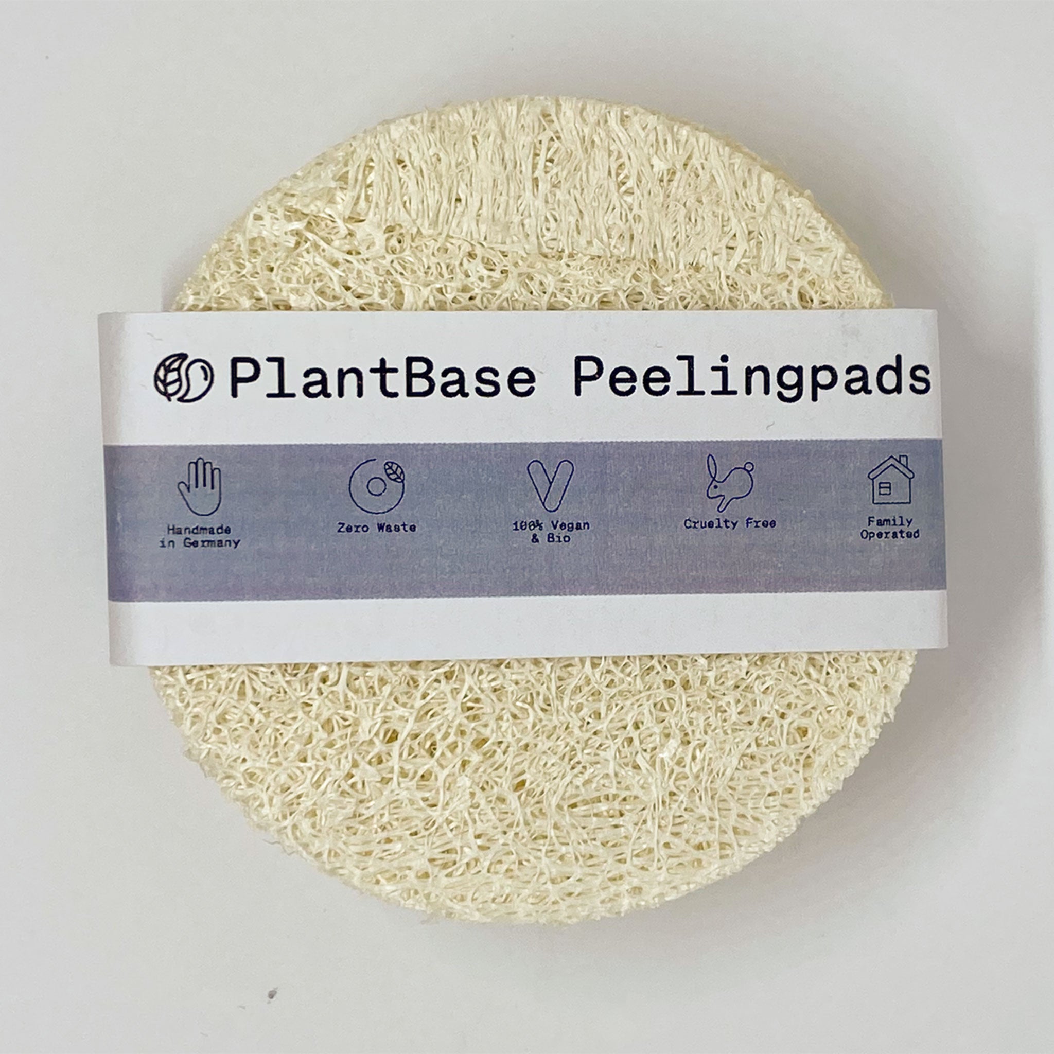 Peelingpads "Luffa" aus Luffa-Gurke-Plastikfrei-Palmölfrei-Peeling-Pads