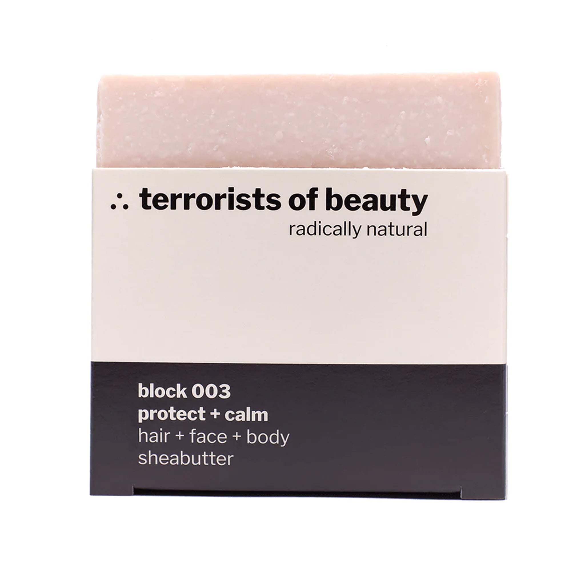 terrorists of beauty-hair-face-body-sheabutter-feste Duschseife